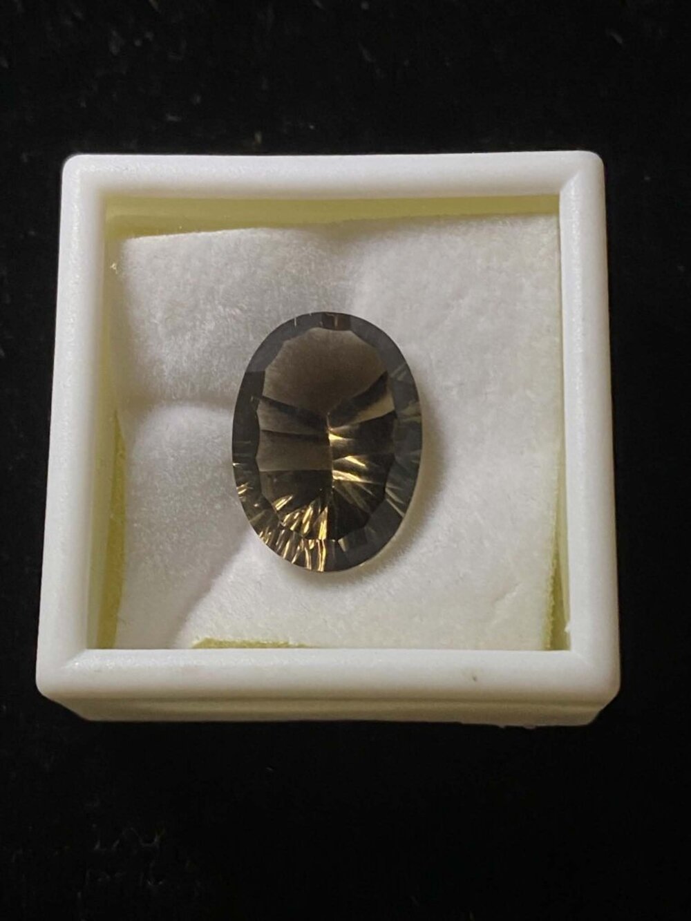 Natural Genuine 10CT Smokey Quartz Laser cut Gemstone